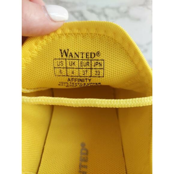 Wanted Womens Affinity Low Top Lace Up Comfort Yellow Sneaker Shoes Size US 6 - Picture 10 of 10